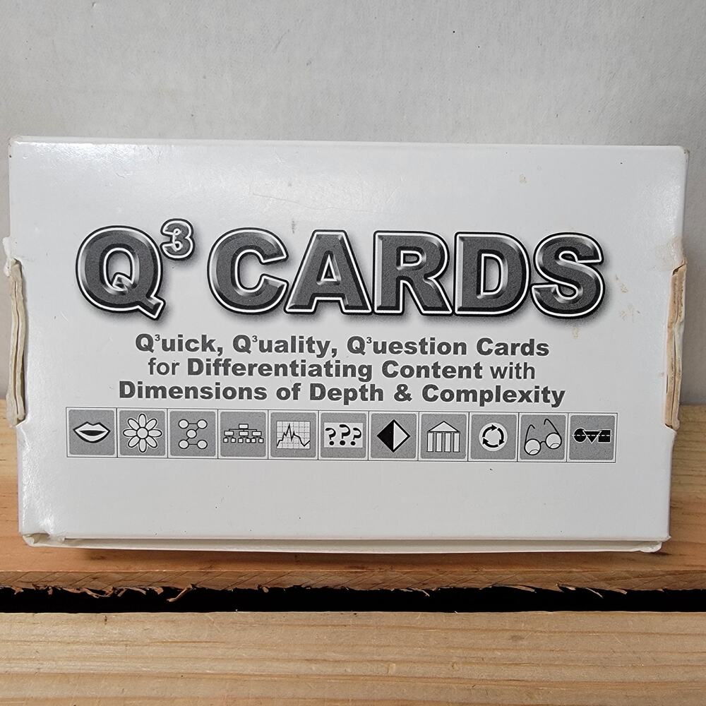 Q3 Depth And Complexity Question Stem Cards by J Taylor Education